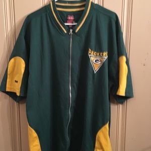 Green Bay Packers zip up tee